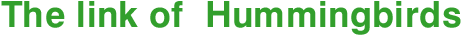 The linl of Hummingbirds